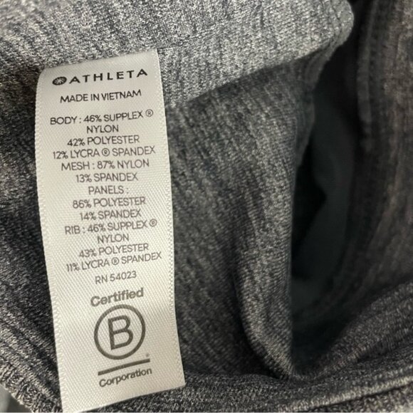 Athleta Gray High Waist Leggings with Pockets Size Small - Picture 6 of 6
